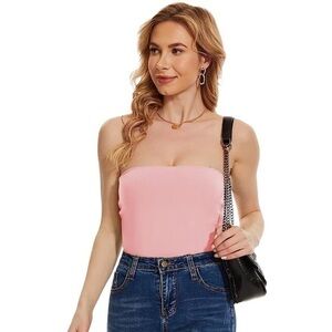 BP Tube Strapless Crop Top Plus